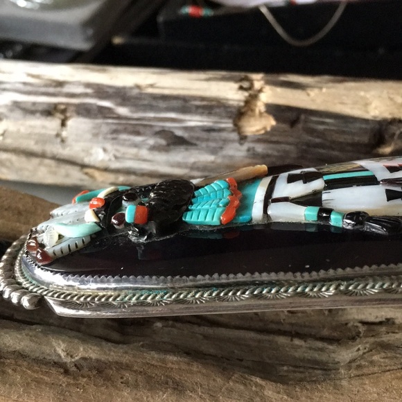 Vintage Beverly & Augustine Pinto Mudhead Bolo - Picture 11 of 16